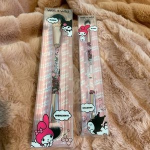 Wet n Wild X Kuromi and My Melody Shadow and Blend Brush!